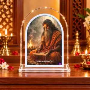 Ved Vyasa L Shape Acrylic Showpiece 3 X 3.5 Inch For Home, Office And Car (F176303) Ved Vyasa L Shape Acrylic Showpiece 3 X 3.5 Inch For Home, Office And Car (F176303)