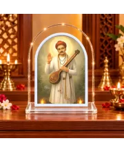 Shree Namdev Maharaj L Shape Acrylic Showpiece 3 X 3.5 Inch For Home, Office And Car (F176315)