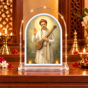 Shree Namdev Maharaj L Shape Acrylic Showpiece 3 X 3.5 Inch For Home, Office And Car (F176315) Shree Namdev Maharaj L Shape Acrylic Showpiece 3 X 3.5 Inch For Home, Office And Car (F176315)