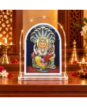 Lakshmi Nar L Shape Acrylic Showpiece 3 X 3.5 Inch For Home, Office And Car (F176325)