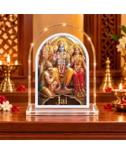 Lord Ram L Shape Acrylic Showpiece 3 X 3.5 Inch For Home, Office And Car (F176332)