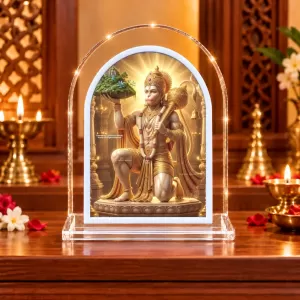 Hanuman L Shape Acrylic Showpiece 3 X 3.5 Inch For Home, Office And Car (F176335) Hanuman L Shape Acrylic Showpiece 3 X 3.5 Inch For Home, Office And Car (F176335)