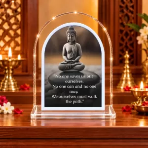 Buddha L Shape Acrylic Showpiece 3 X 3.5 Inch For Home, Office And Car (F176340) Buddha L Shape Acrylic Showpiece 3 X 3.5 Inch For Home, Office And Car (F176340)
