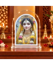 Radharani L Shape Acrylic Showpiece 3 X 3.5 Inch For Home, Office And Car (F176349)