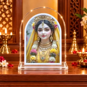 Radharani L Shape Acrylic Showpiece 3 X 3.5 Inch For Home, Office And Car (F176349) Radharani L Shape Acrylic Showpiece 3 X 3.5 Inch For Home, Office And Car (F176349)