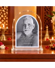 Ramana Maharshi L Shape Acrylic Showpiece 3 X 3.5 Inch For Home, Office And Car (F176351)