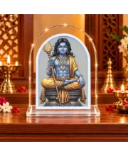 Lord Ram L Shape Acrylic Showpiece 3 X 3.5 Inch For Home, Office And Car (F176358)