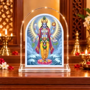 Lord Vishnu L Shape Acrylic Showpiece 3 X 3.5 Inch For Home, Office And Car (F176361) Lord Vishnu L Shape Acrylic Showpiece 3 X 3.5 Inch For Home, Office And Car (F176361)