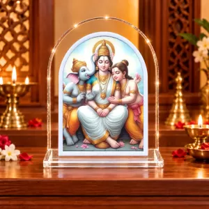 Maa Durga L Shape Acrylic Showpiece 3 X 3.5 Inch For Home, Office And Car (F176370) Maa Durga L Shape Acrylic Showpiece 3 X 3.5 Inch For Home, Office And Car (F176370)