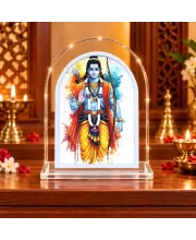 Lord Rama L Shape Acrylic Showpiece 3 X 3.5 Inch For Home, Office And Car (F176380)