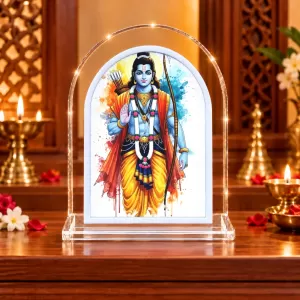 Lord Rama L Shape Acrylic Showpiece 3 X 3.5 Inch For Home, Office And Car (F176380) Lord Rama L Shape Acrylic Showpiece 3 X 3.5 Inch For Home, Office And Car (F176380)