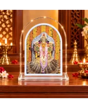 Goddess Nimishamba Devi L Shape Acrylic Showpiece 3 X 3.5 Inch For Home, Office And Car (F176396)