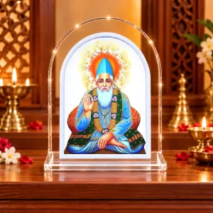 Saint Kabir Das L Shape Acrylic Showpiece 3 X 3.5 Inch For Home, Office And Car (F176426)