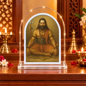 Adi Guru Shankaracharya L Shape Acrylic Showpiece 3 X 3.5 Inch For Home, Office And Car (F176427) Adi Guru Shankaracharya L Shape Acrylic Showpiece 3 X 3.5 Inch For Home, Office And Car (F176427)