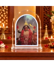 Goddess Kali L Shape Acrylic Showpiece 3 X 3.5 Inch For Home, Office And Car (F176438)