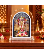 Maa Kaali L Shape Acrylic Showpiece 3 X 3.5 Inch For Home, Office And Car (F176442)