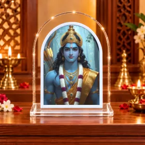 Lord Rama L Shape Acrylic Showpiece 3 X 3.5 Inch For Home, Office And Car (F176454) Lord Rama L Shape Acrylic Showpiece 3 X 3.5 Inch For Home, Office And Car (F176454)
