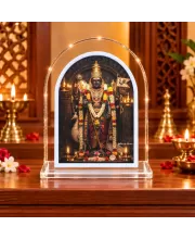 God Venkatswarar L Shape Acrylic Showpiece 3 X 3.5 Inch For Home, Office And Car (F176468)