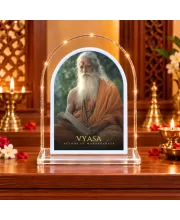 Ved Vyasa L Shape Acrylic Showpiece 3 X 3.5 Inch For Home, Office And Car (F176470)