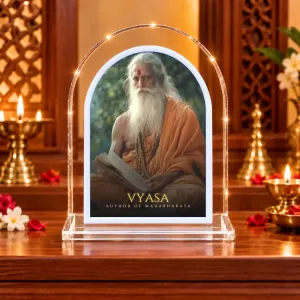 Ved Vyasa L Shape Acrylic Showpiece 3 X 3.5 Inch For Home, Office And Car (F176470) Ved Vyasa L Shape Acrylic Showpiece 3 X 3.5 Inch For Home, Office And Car (F176470)