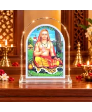Adi Guru Shankaracharya L Shape Acrylic Showpiece 3 X 3.5 Inch For Home, Office And Car (F176480)
