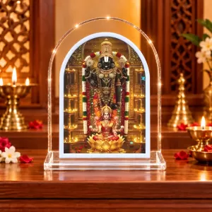 God Venkatswar L Shape Acrylic Showpiece 3 X 3.5 Inch For Home, Office And Car (F176489) God Venkatswar L Shape Acrylic Showpiece 3 X 3.5 Inch For Home, Office And Car (F176489)