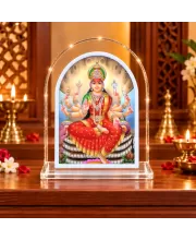 Maa Manasa L Shape Acrylic Showpiece 3 X 3.5 Inch For Home, Office And Car (F176491)