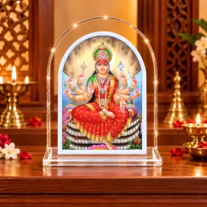 Maa Manasa L Shape Acrylic Showpiece 3 X 3.5 Inch For Home, Office And Car (F176491) Maa Manasa L Shape Acrylic Showpiece 3 X 3.5 Inch For Home, Office And Car (F176491)