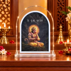 Hanuman L Shape Acrylic Showpiece 3 X 3.5 Inch For Home, Office And Car (F176493) Hanuman L Shape Acrylic Showpiece 3 X 3.5 Inch For Home, Office And Car (F176493)