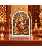Maa Manasa L Shape Acrylic Showpiece 3 X 3.5 Inch For Home, Office And Car (F176519)