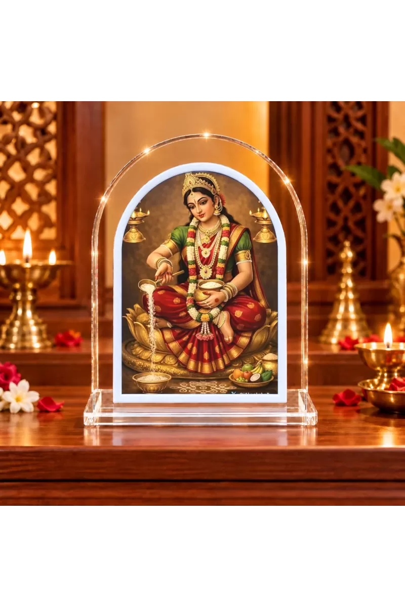 Maa Manasa L Shape Acrylic Showpiece 3 X 3.5 Inch For Home, Office And Car (F176519)