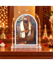 Trailanga Swami L Shape Acrylic Showpiece 3 X 3.5 Inch For Home, Office And Car (F176524)