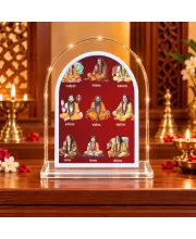 Vibhu Vashisth L Shape Acrylic Showpiece 3 X 3.5 Inch For Home, Office And Car (F176525)