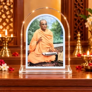 A.C. Bhaktivedanta Swami Prabhupad L Shape Acrylic Showpiece 3 X 3.5 Inch For Home, Office And Car (F176527) A.C. Bhaktivedanta Swami Prabhupad L Shape Acrylic Showpiece 3 X 3.5 Inch For Home, Office And Car (F176527)