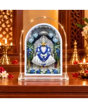 Khatu Shyam L Shape Acrylic Showpiece 3 X 3.5 Inch For Home, Office And Car (F176530)