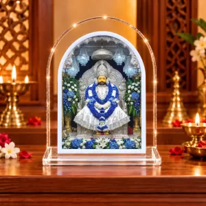 Khatu Shyam L Shape Acrylic Showpiece 3 X 3.5 Inch For Home, Office And Car (F176530) Khatu Shyam L Shape Acrylic Showpiece 3 X 3.5 Inch For Home, Office And Car (F176530)