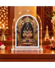Goddess Kali L Shape Acrylic Showpiece 3 X 3.5 Inch For Home, Office And Car (F176532)