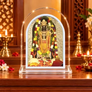 Lord Venkateswara L Shape Acrylic Showpiece 3 X 3.5 Inch For Home, Office And Car (F176542)