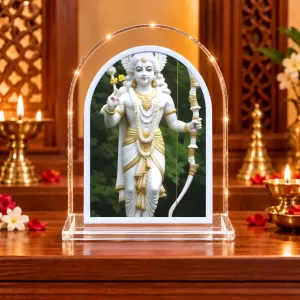 Lord Rama L Shape Acrylic Showpiece 3 X 3.5 Inch For Home, Office And Car (F176545) Lord Rama L Shape Acrylic Showpiece 3 X 3.5 Inch For Home, Office And Car (F176545)