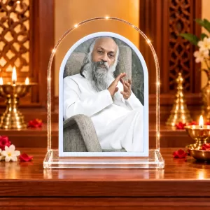 Osho L Shape Acrylic Showpiece 3 X 3.5 Inch For Home, Office And Car (F176548) Osho L Shape Acrylic Showpiece 3 X 3.5 Inch For Home, Office And Car (F176548)