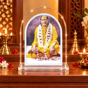 Gagadguru Kripalu Maharaj L Shape Acrylic Showpiece 3 X 3.5 Inch For Home, Office And Car (F176553) Gagadguru Kripalu Maharaj L Shape Acrylic Showpiece 3 X 3.5 Inch For Home, Office And Car (F176553)
