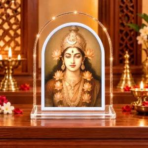 Maa Durga L Shape Acrylic Showpiece 3 X 3.5 Inch For Home, Office And Car (F176560) Maa Durga L Shape Acrylic Showpiece 3 X 3.5 Inch For Home, Office And Car (F176560)