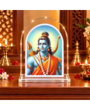 Lord Rama L Shape Acrylic Showpiece 3 X 3.5 Inch For Home, Office And Car (F176567)