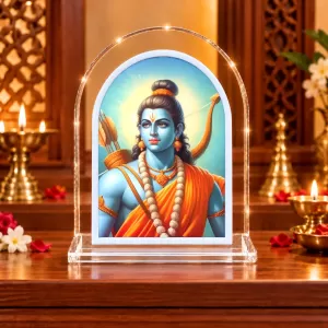 Lord Rama L Shape Acrylic Showpiece 3 X 3.5 Inch For Home, Office And Car (F176567) Lord Rama L Shape Acrylic Showpiece 3 X 3.5 Inch For Home, Office And Car (F176567)