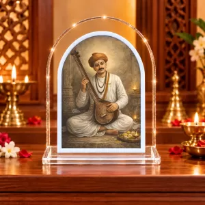 Shree Namdev Maharaj L Shape Acrylic Showpiece 3 X 3.5 Inch For Home, Office And Car (F176573) Shree Namdev Maharaj L Shape Acrylic Showpiece 3 X 3.5 Inch For Home, Office And Car (F176573)