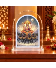 Lord Surya L Shape Acrylic Showpiece 3 X 3.5 Inch For Home, Office And Car (F176583)