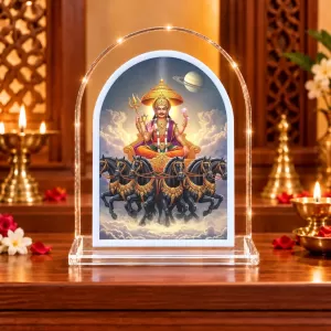 Lord Surya L Shape Acrylic Showpiece 3 X 3.5 Inch For Home, Office And Car (F176583) Lord Surya L Shape Acrylic Showpiece 3 X 3.5 Inch For Home, Office And Car (F176583)