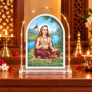 Adi Guru Shankaracharya L Shape Acrylic Showpiece 3 X 3.5 Inch For Home, Office And Car (F176584) Adi Guru Shankaracharya L Shape Acrylic Showpiece 3 X 3.5 Inch For Home, Office And Car (F176584)