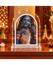 Maa Kaali L Shape Acrylic Showpiece 3 X 3.5 Inch For Home, Office And Car (F176588)