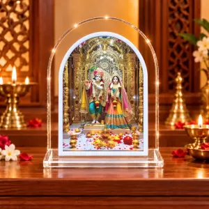 Radha Krishna L Shape Acrylic Showpiece 3 X 3.5 Inch For Home, Office And Car (F176602) Radha Krishna L Shape Acrylic Showpiece 3 X 3.5 Inch For Home, Office And Car (F176602)